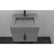 Castello Usa Nile 24-inch Gray Vanity Set with Gray Top and Black Handles CB-MC-24G-BL-2053-GR - alternate 4